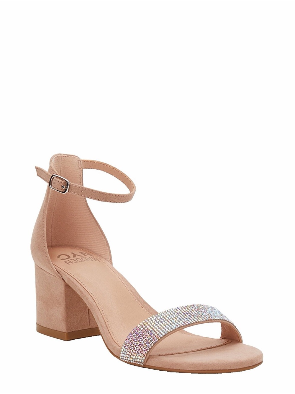 Madden NYC Women’s Blush Block Heel City Sandal Women’s Size 9 NWT